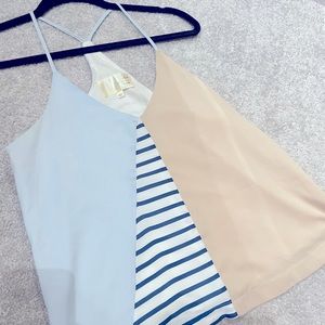 JOA Halter Patterned Top